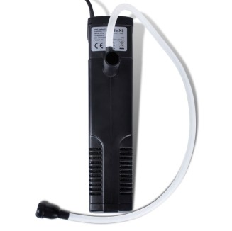 vidaXL Filtro Pompa per Acquario a Carbone Attivo 600L/h