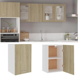 vidaXL Mobile Pensile Rovere Sonoma 39,5x31x60 cm in Legno Multistrato