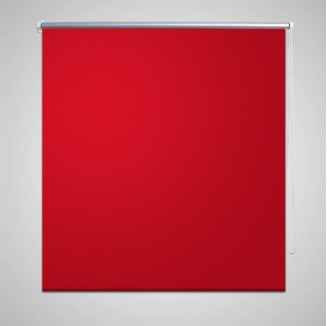 Tenda a rullo oscurante buio totale 100 x 230 cm rossa