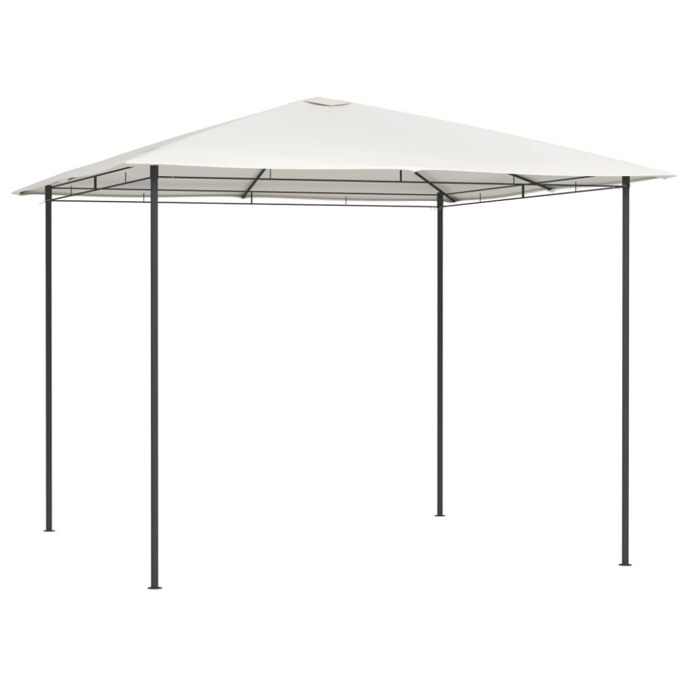 vidaXL Gazebo 3x3x2,6 m Crema 160 g/mÂ²