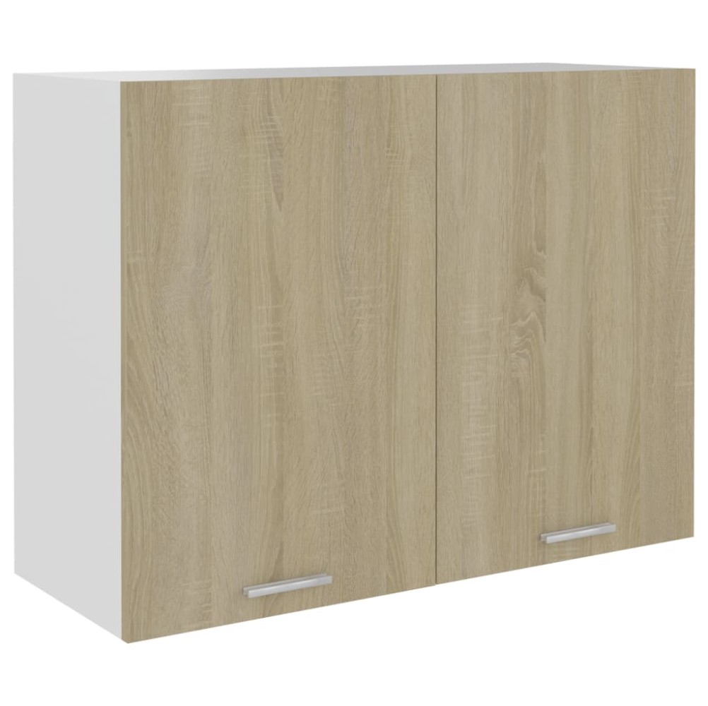 vidaXL Mobile Pensile Rovere Sonoma 80x31x60 cm in Legno Multistrato