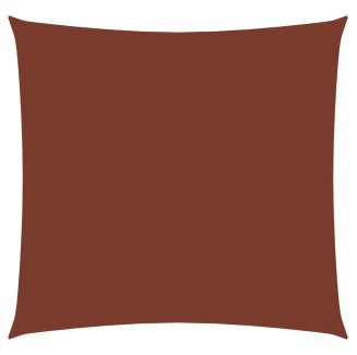 vidaXL Vela Parasole in Tela Oxford Quadrata 2,5x2,5 m Terracotta