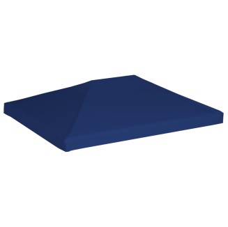 vidaXL Copertura Superiore per Gazebo 310 g/mÂ² 4x3 m Blu