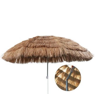 HI Ombrellone da Spiaggia HawaÃ¯ 160 cm Beige