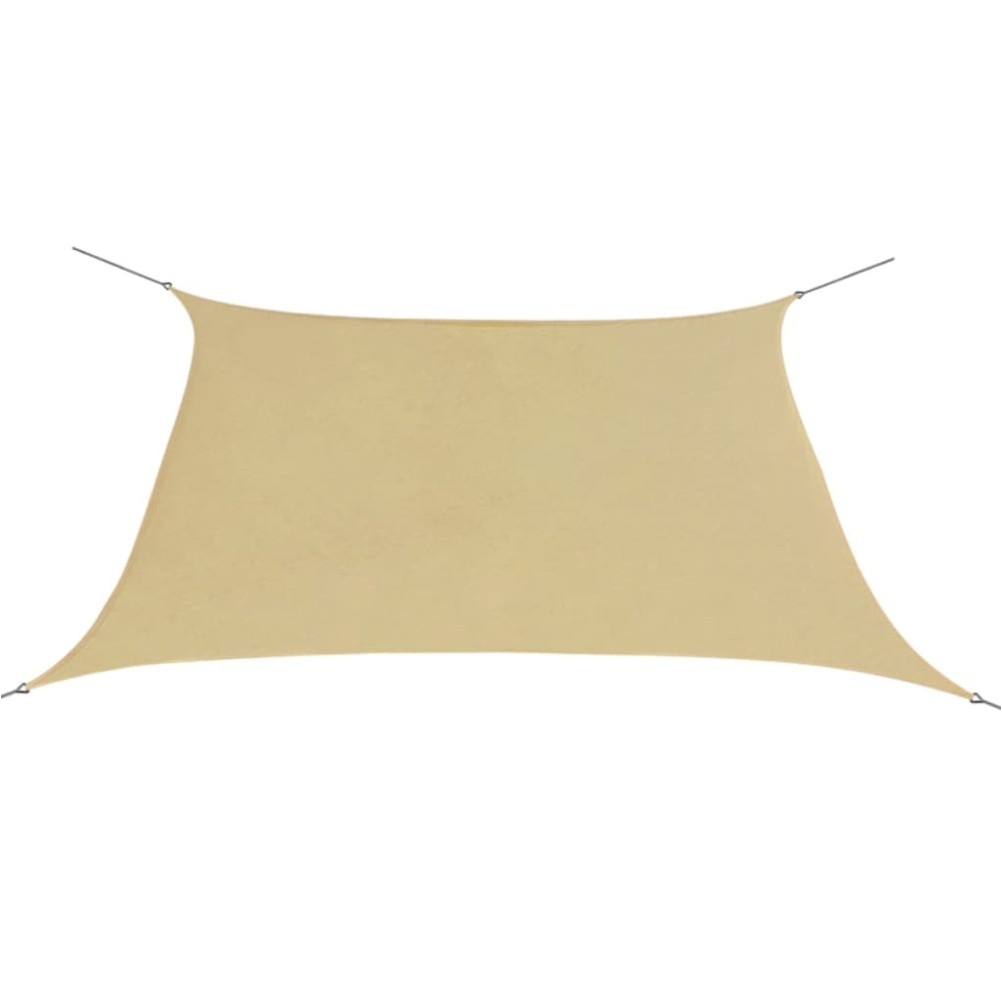 vidaXL Vela Parasole in Tela Oxford Quadrata 2x2 m Beige