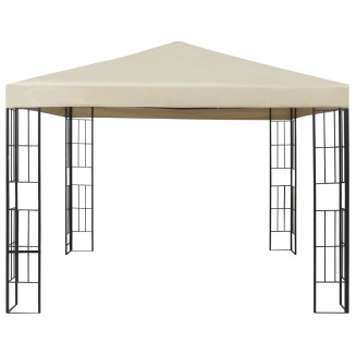 vidaXL Gazebo 3x3 m Crema