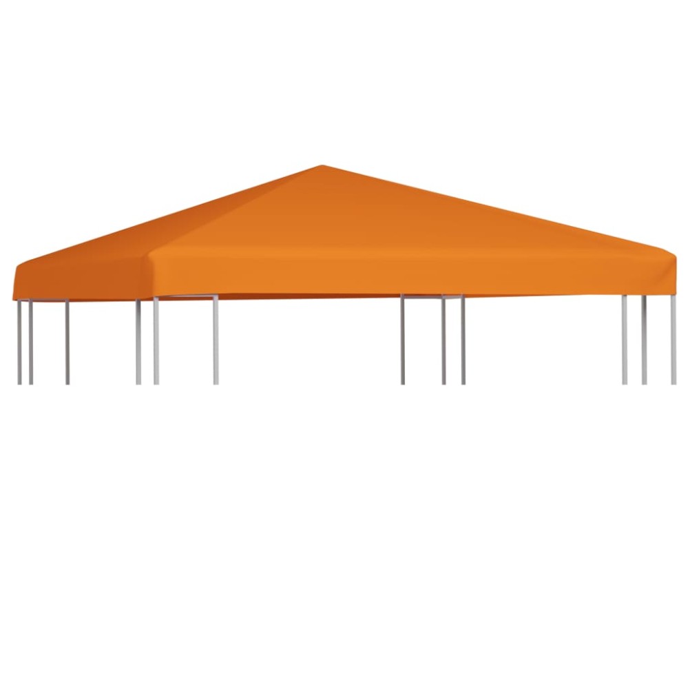 vidaXL Copertura Superiore per Gazebo 310 g/mÂ² 3x3 m Arancione