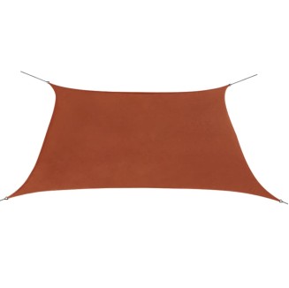 vidaXL Vela Parasole in Tela Oxford Quadrata 2x2 m Terracotta