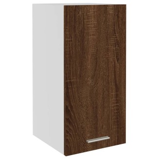 vidaXL Mobile Pensile Rovere Marrone 29,5x31x60cm in Legno Multistrato