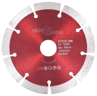 vidaXL Dischi da Taglio Diamantati 2 pz in Acciaio 125 mm