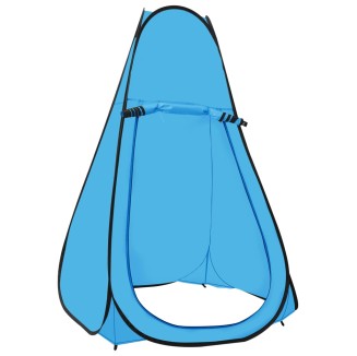 vidaXL Tenda Doccia da Campeggio Pop Up Blu